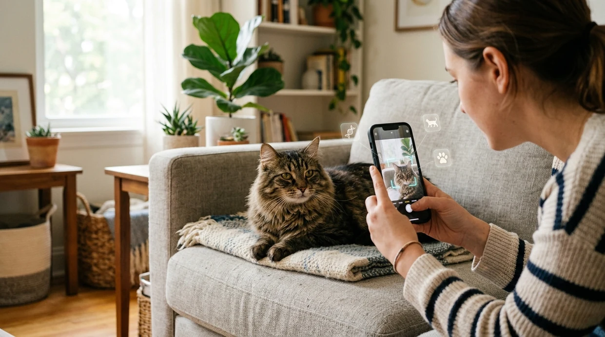 App that identifies cat breeds scanning a cat from a phone