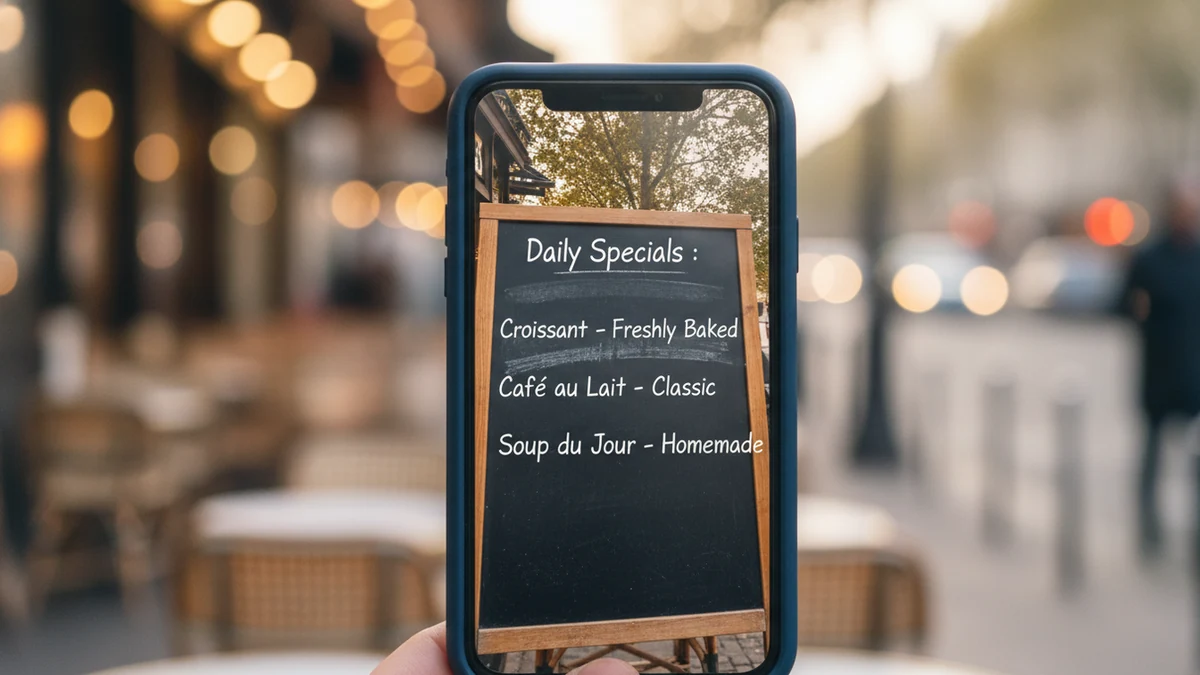 camera translate french photo tool