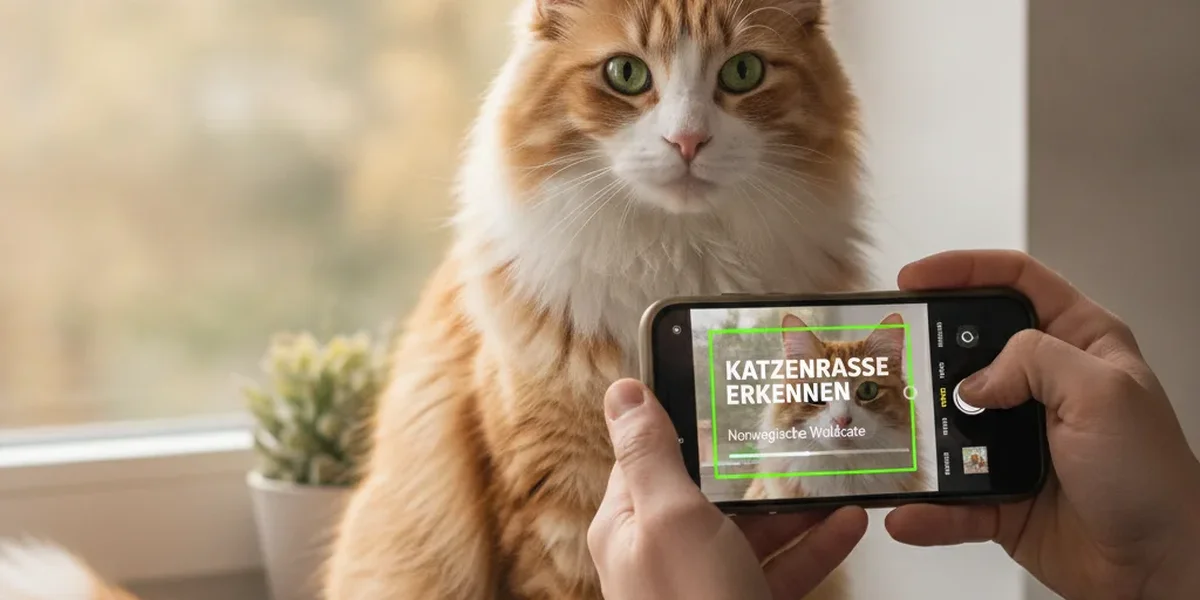 Katzenrasse erkennen mit einem Foto auf dem Smartphone