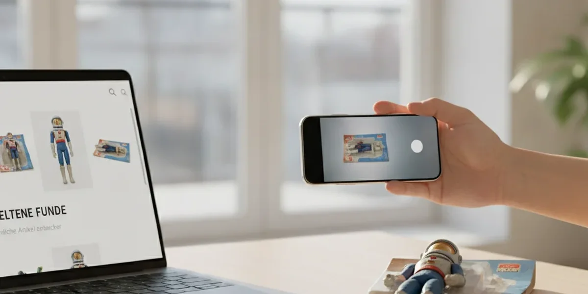 Google Lens online für die visuelle Suche nach einem fotografierten Objekt