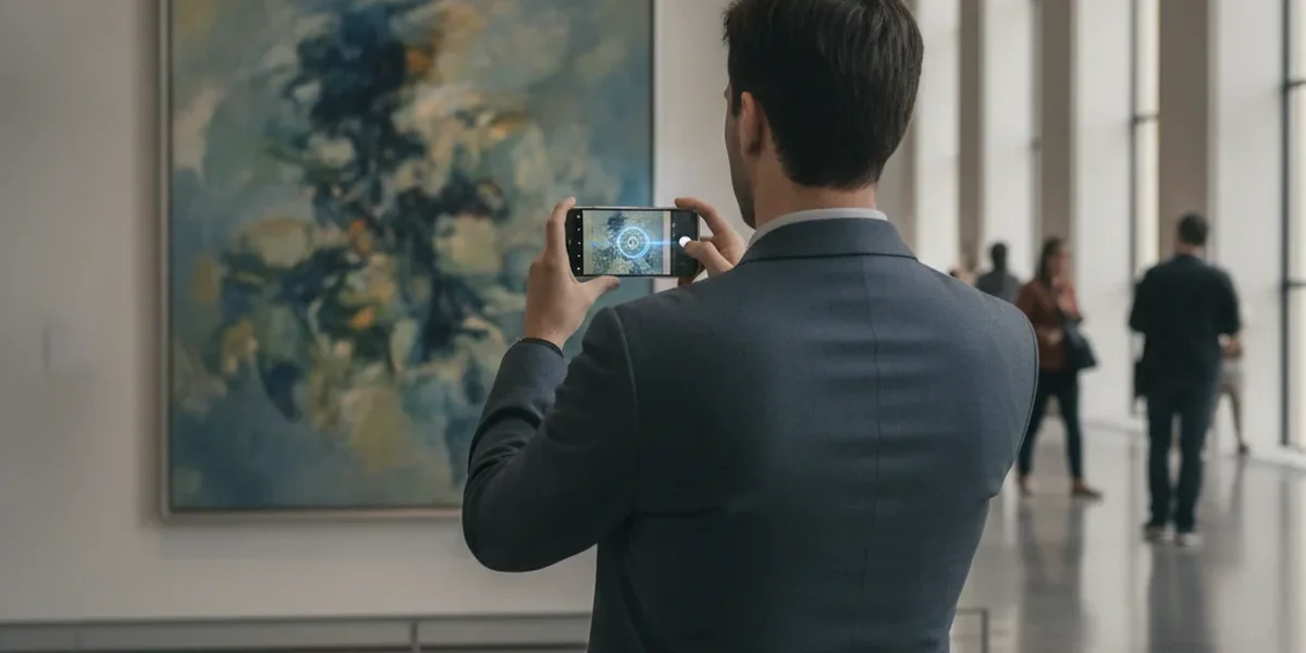 Gemälde erkennen mit einem Smartphone-Foto
