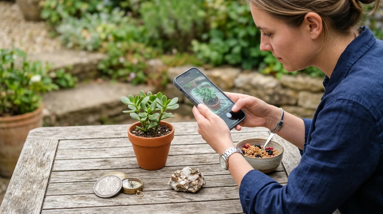 ai lens app scanning objects on iPhone and Android