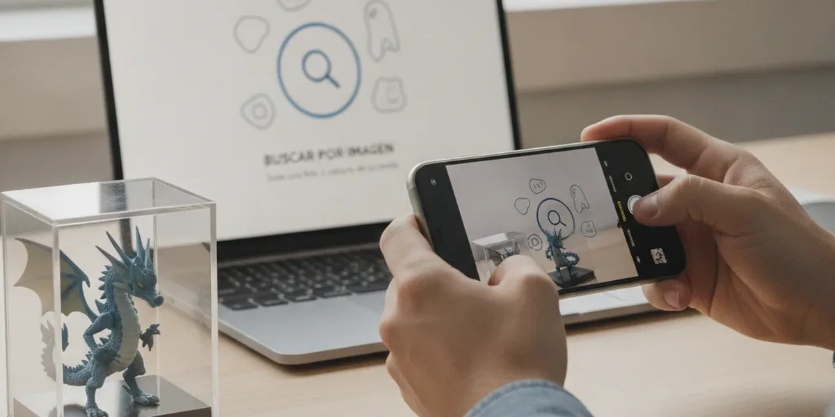 Google Lens online para identificar un objeto mediante una foto