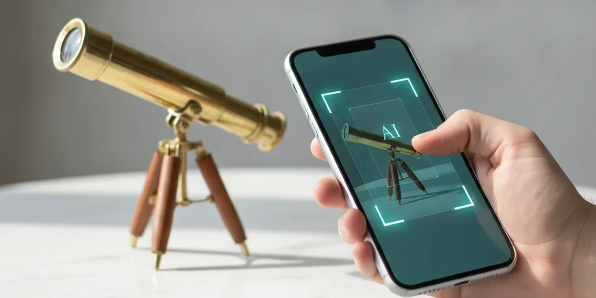 Buscar por imagen con un teléfono para identificar un objeto