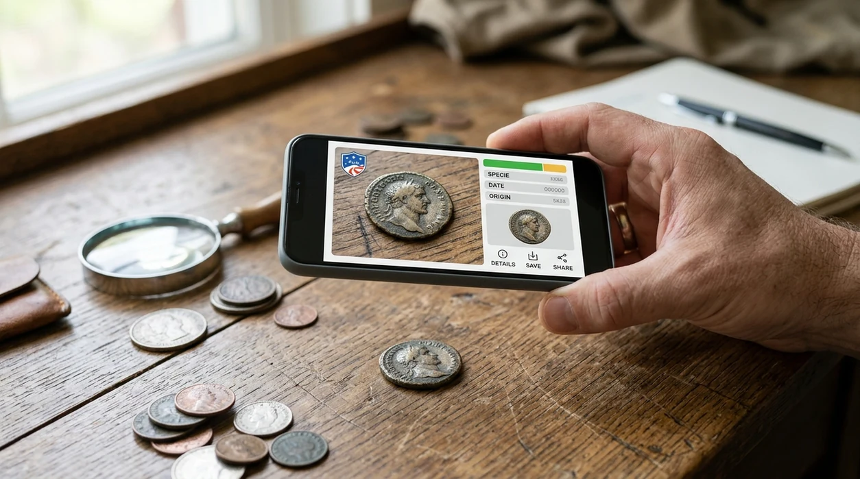 Phone scan helping find out what this coin is from a photo