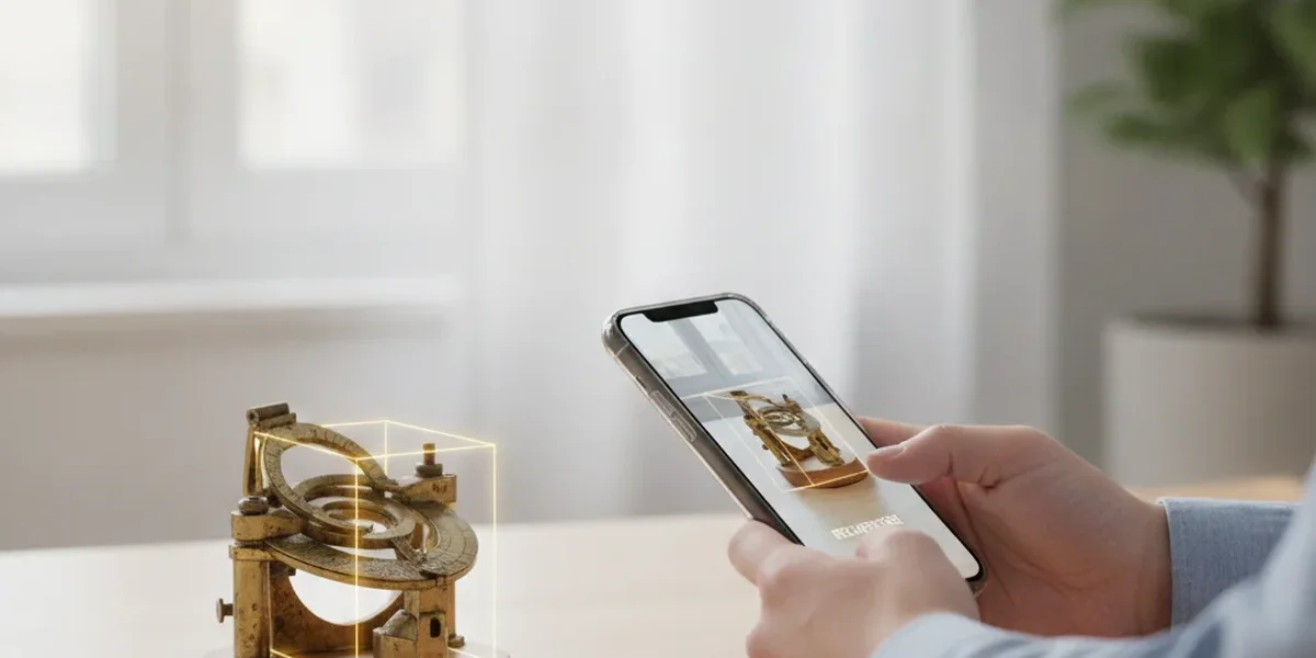 Recherche par image réalisée depuis un smartphone
