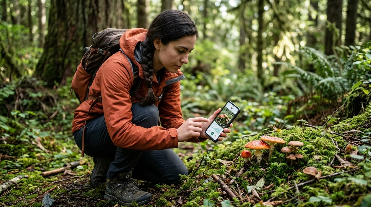 is mushroom identifier safe to trust for wild mushroom photos