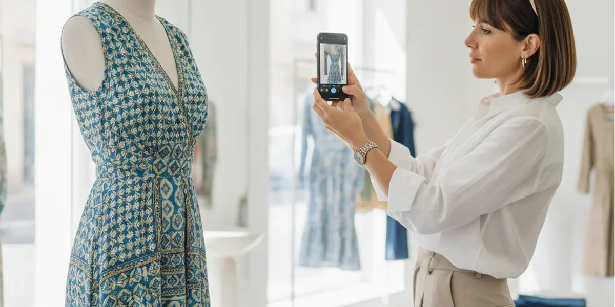 App per trovare vestiti da foto usata per identificare un outfit
