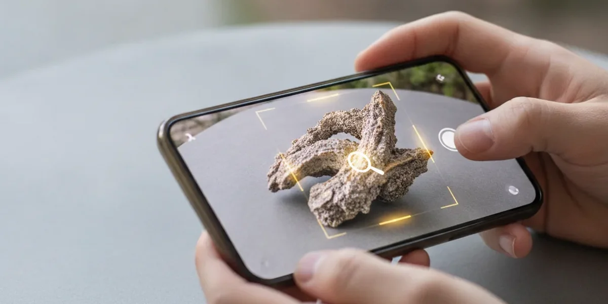 Che pietra è questa: identificazione di una roccia fotografata con lo smartphone