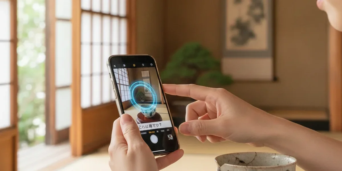 画像 検索 やり方をスマホで試して写真の物を調べる様子