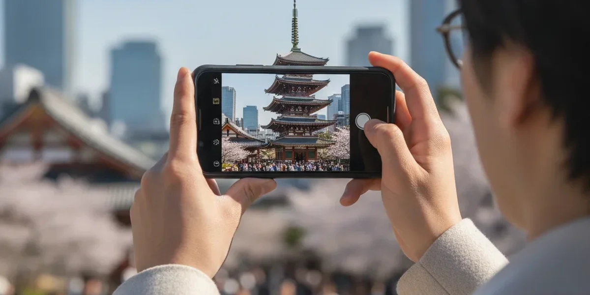 スマートフォンの写真から場所を特定するランドマーク画像検索