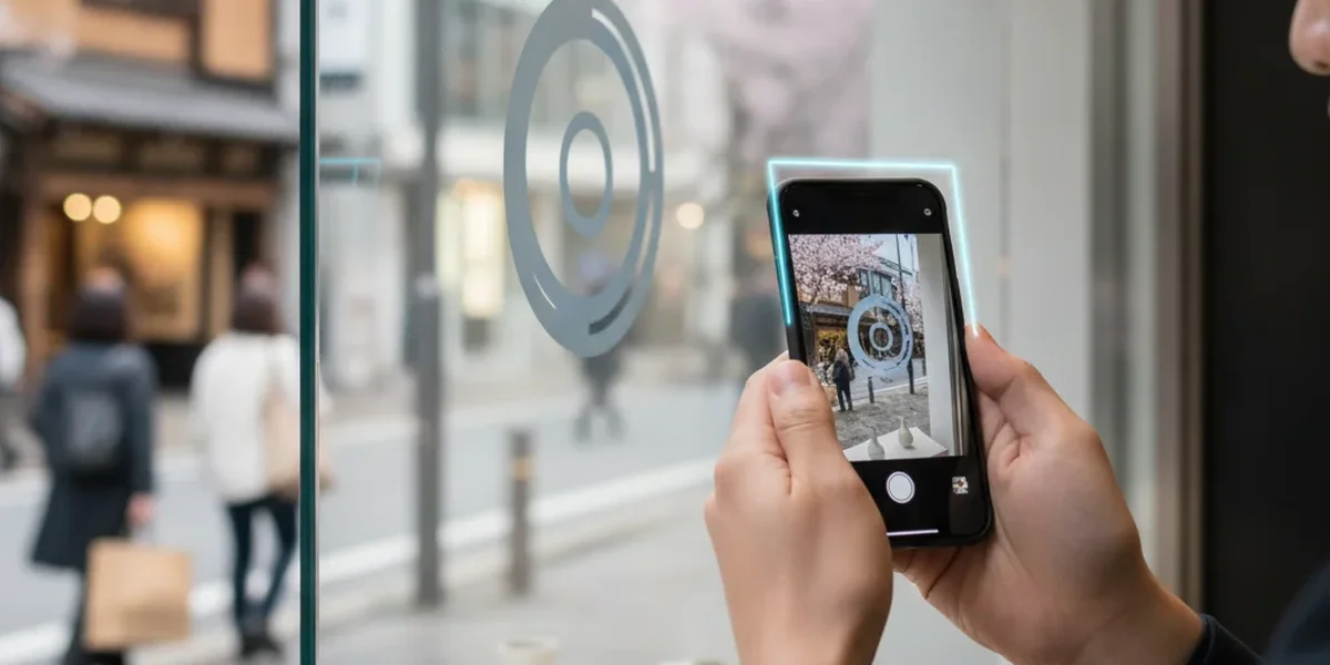 スマートフォンの写真で企業ロゴを調べるロゴ検索
